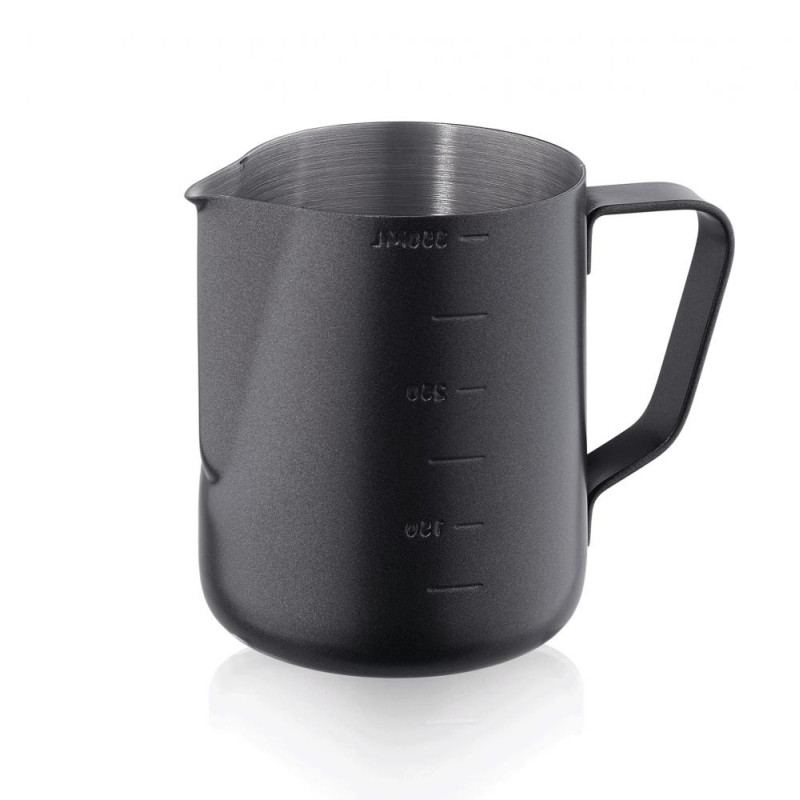 KRŪZE 350ML, H9CM, AR TEFLONA KLĀJUMU UN ĀRĒJO SKALU, MELNA, TĒRAUDS, WAS