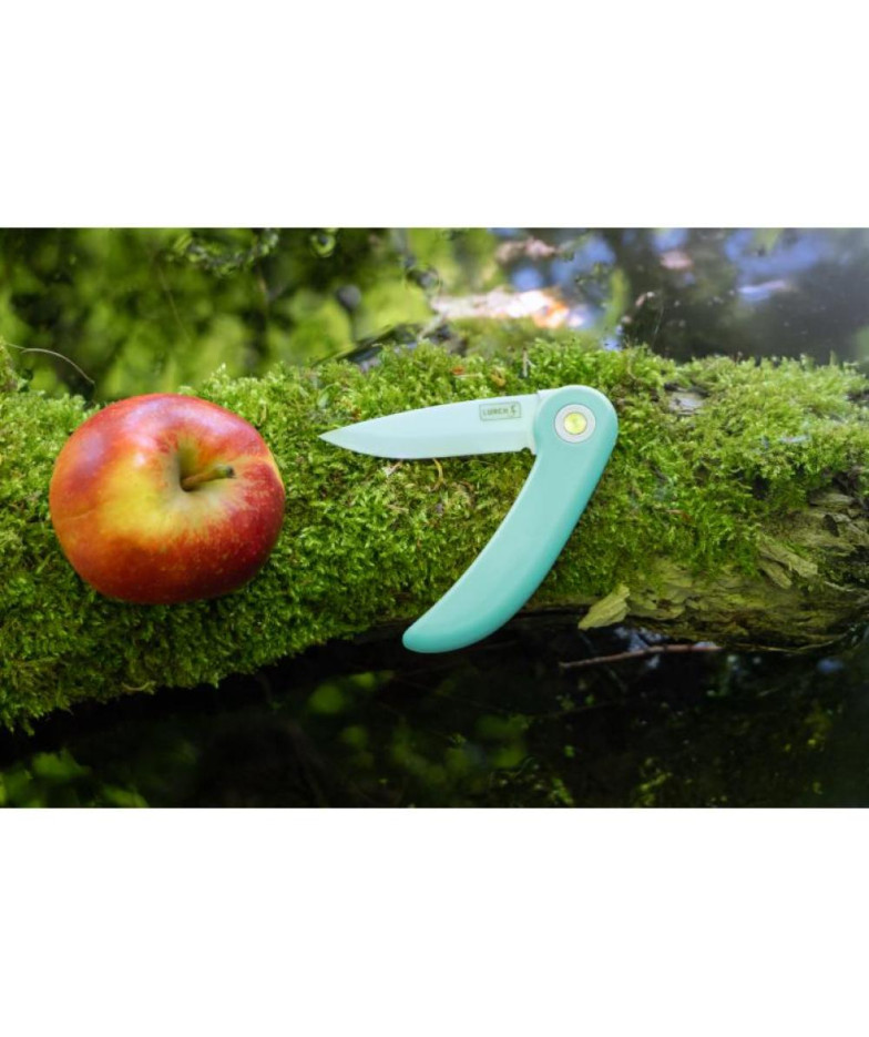 Picnic Knife Teal Ceramic Lurch