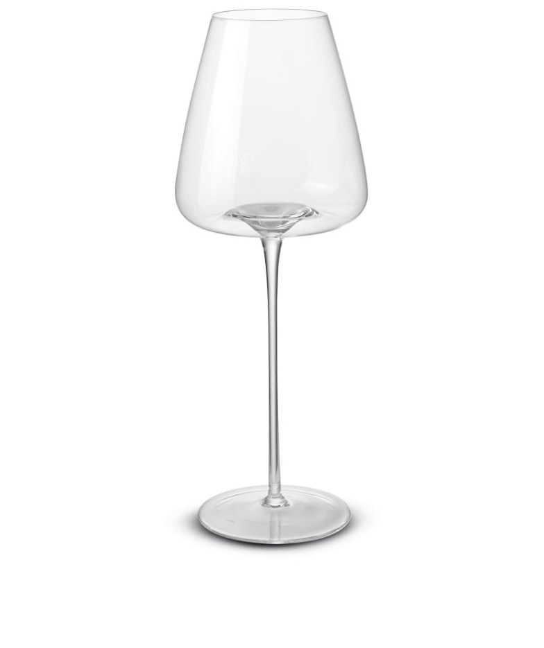 Grand Cru Wine Glasses 530ml, Set of 2, Stemmed Crystal, Pozzi Milano