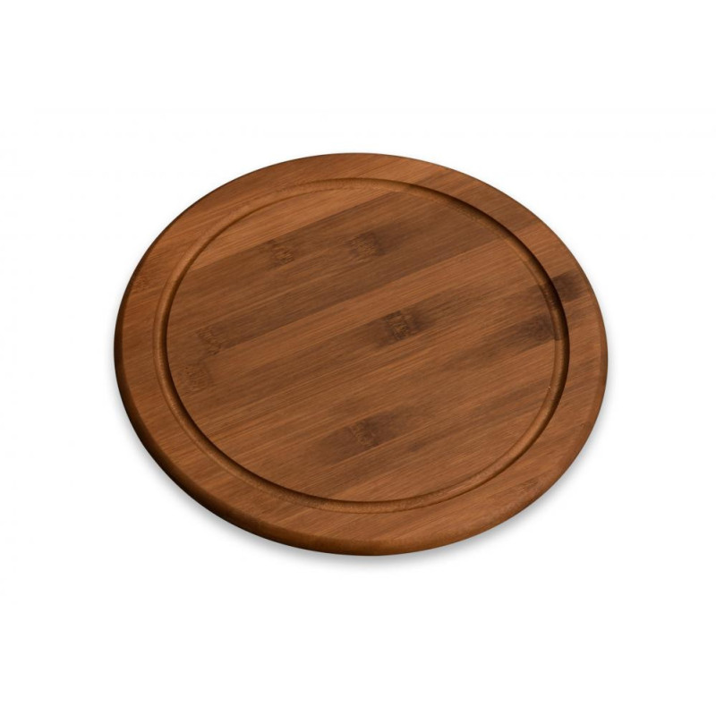 ДОСКА  D26CM, TUMŠI КОРИЧНЕВЫЙ , BAMBUSS, FSC, Kesper