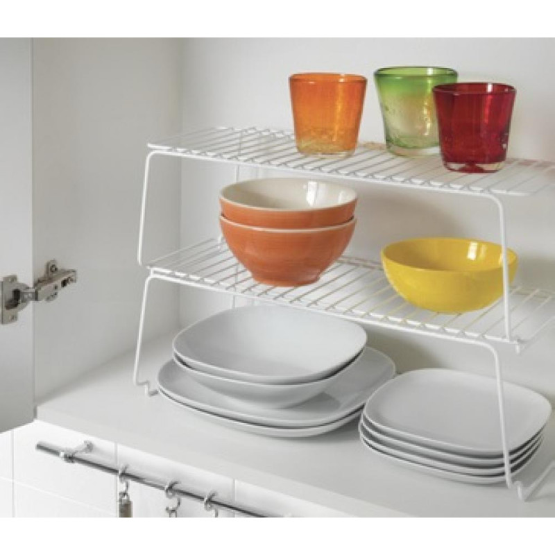 BRIDGE PLAUKTS  45x19x18CM, WHITE , PLASTIKĀTA PĀRKLĀJUMS, Metaltex