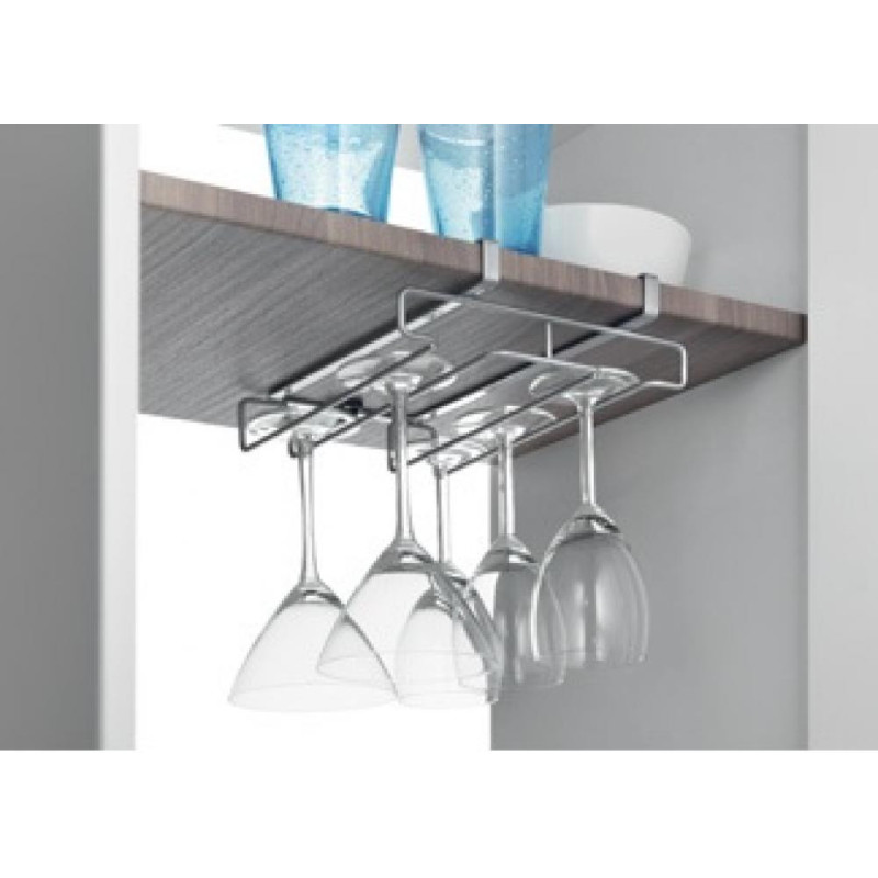 MY GLASS UZKARINĀMS PLAUKTS GLĀZĒM 20x28x7CM, 8 VIETAS, POLYTHERM PĀRKLĀJUMS, N/T, Metaltex