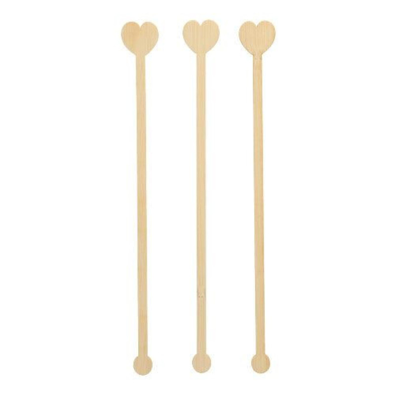 PURE HEART KOKTEIĻU KOCIŅI 20CM, 100GAB/IEP, BAMBUSS, Pap Star