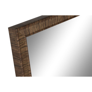 Free standing mirror Home ESPRIT Brown Beige Grey Natural Crystal polystyrene 45 X 40 X 166 cm (4 Units),,,