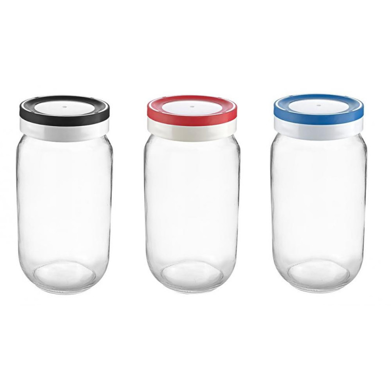 FOR STORAGE  CAPACITY  1L, AR COVER , ASORT.KRĀSAS, STIKLS, Anitex