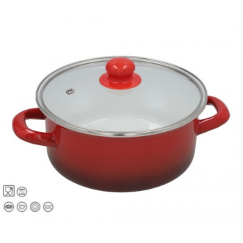 Puodas emal. 20cm 2.0L s/d indukc. MOON