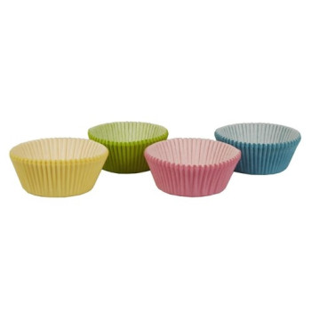 BAKING FORM S KEKSIŅIEM 60PC.., D5CM, H2.5CM, ASORT.KRĀSAS, PAPĪRS 0.0276kg/iepak., Pap Star