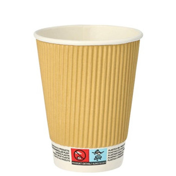 KAFIJAS KRŪZĪTES 10GAB., 300ML, D9CM, H11CM, DUBULTSIENU, BRŪNAS, RIEVOTS KARTONS 0.159kg/iepak., Pap Star