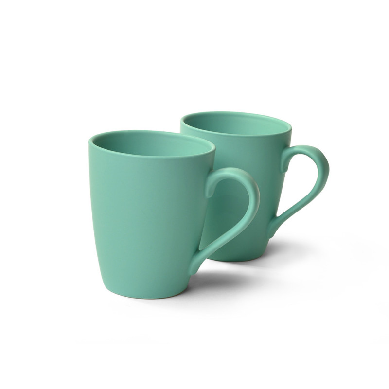 Set of 2 mugs 300 ml AQUAMARINE (ceramic)