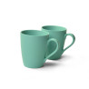 Set of 2 mugs 300 ml AQUAMARINE (ceramic)