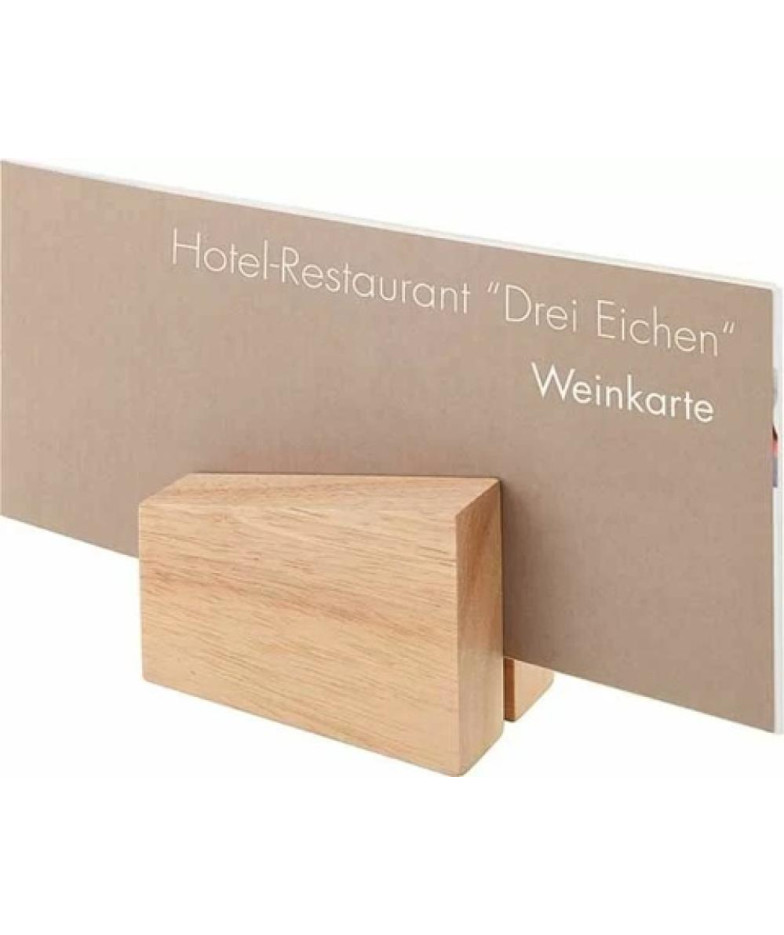 Wooden Table Card Stands 8.5x6.5x5CM KOMPL.2GAB TOMGAST