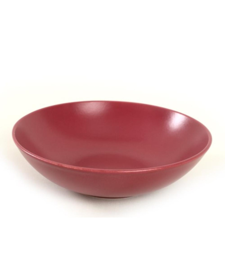 KERAMIKA суповая тарелка 22 cm красная