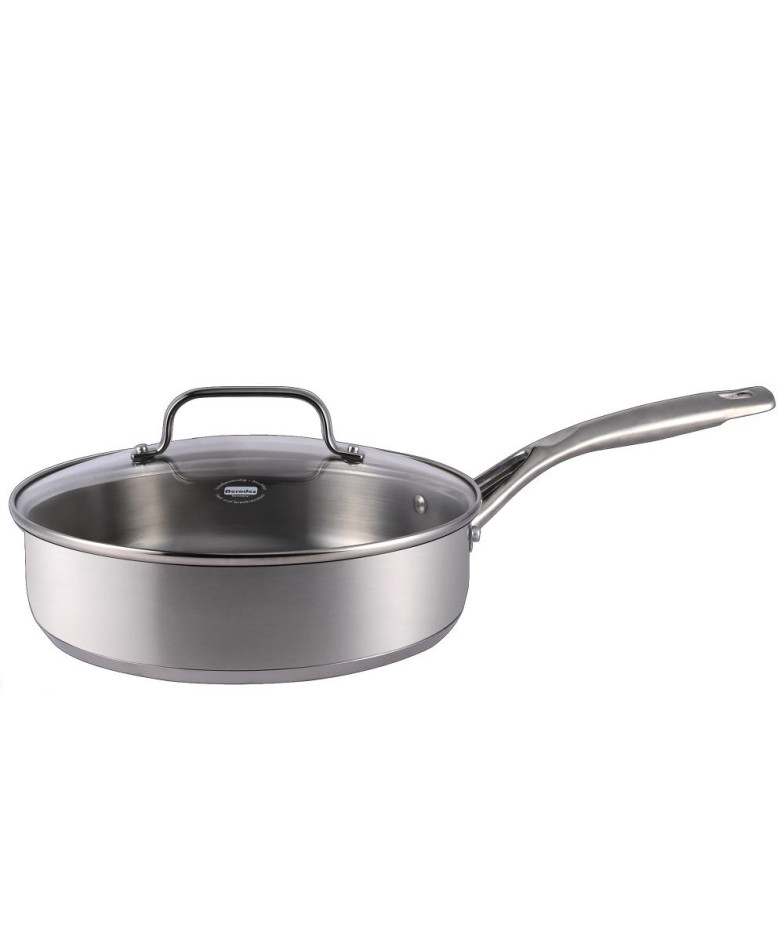 PROLINE sügav pann 28 cm, kaasiga, roostevaba terasest, induktsioonile sobiv, Berndes