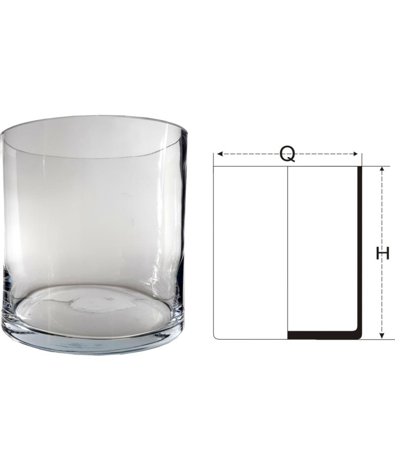 Цилиндр H18CM, D18CM, стекло, Partner