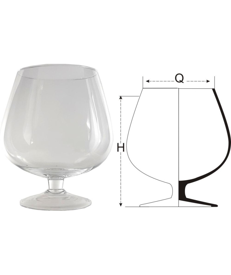 Glass Vase H22CM, D18CM, Partner
