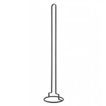 LAVA ORIGIN TUALETES PAPER  STAND   D12CM, H58CM, MELNS, NER.TĒR., TOUCH THERM PĀRKL., Metaltex