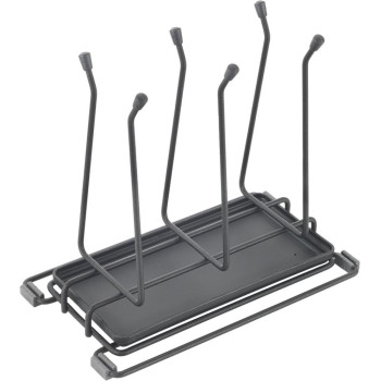 LAVA PUDEĻU, VĀZES, GLĀŽU DRYER  25X14CM, MELNS, NER.TĒR/PLASTMASA, TOUCH THERM PĀRKL., Metaltex