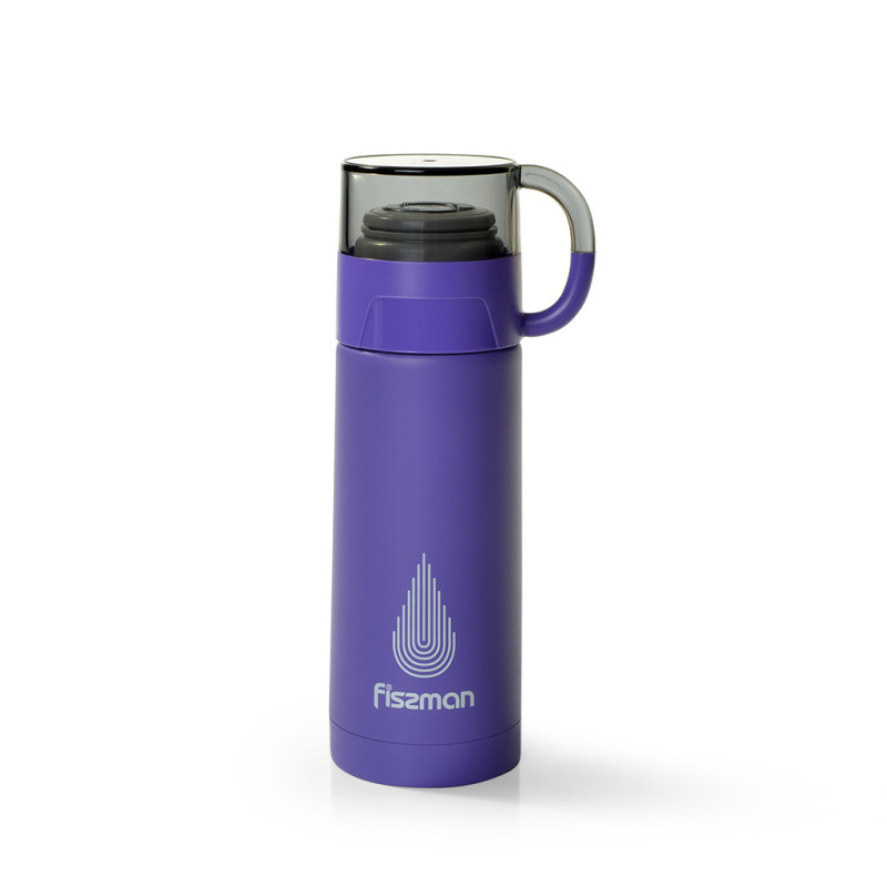 Double wall vacuum bottle 350 ml (stainless steel), violet