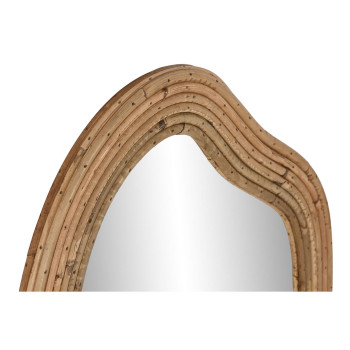 Настенное зеркало Home ESPRIT Натуральный город 51 x 2 x 81 cm