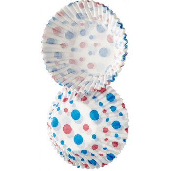 Formelės keksiukams pop. 7cm 60vnt.spalv. L-169