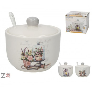 Cukrinė keram. su с ручкойiu 12*12*10cm ROCIO