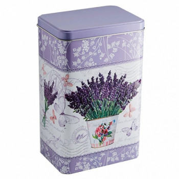 Dėžutė met. stačiakampė 18*12*8cm 1.5L 465 LEVANDA