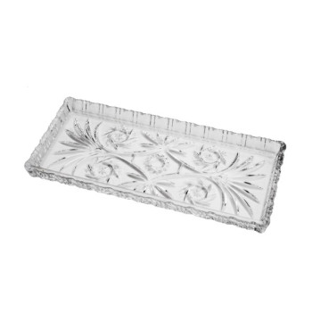 Šķīvis serviravimui stikla. 33*15cm 58350
