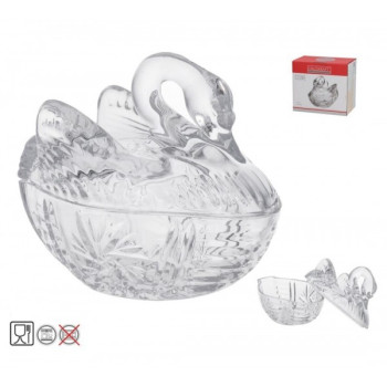 Saldumu trauks stikla 12*14*9cm 18392 Gulbė