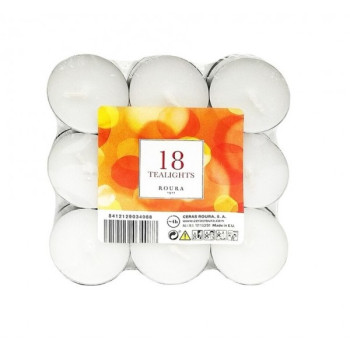 Žvakės tabletės baltos 18gab. aroma ROURA