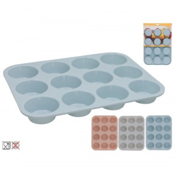 Kepimo forma silikon. 12vnt keksiukams 32*24*3cm