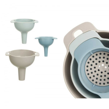 Piltuvėliai plast. 6/8/10cm 3vnt 92600