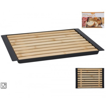 Lentelė pjaustymui bambuk. 38*27*1.8cm su padu