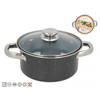 Puodas 20cm 2.5L neprid. GRANITE CRIS