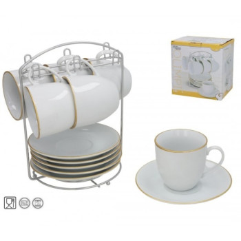 Krūze 180ml s/l 6vnt rink. ar stovu OLIMP