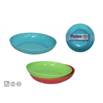Lėkščių plast. 19.5*3.5cm 3vnt rink.