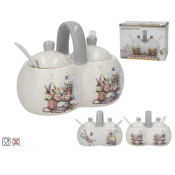 trauki keram. garšvie 2*250ml ROCIO