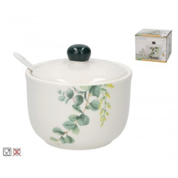 Cukrinė keram. su с ручкойiu 12*12*10cm SILVIA