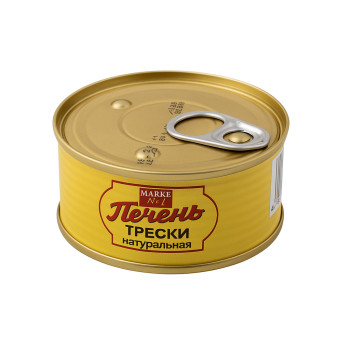 Печень трески натуральная 190 г