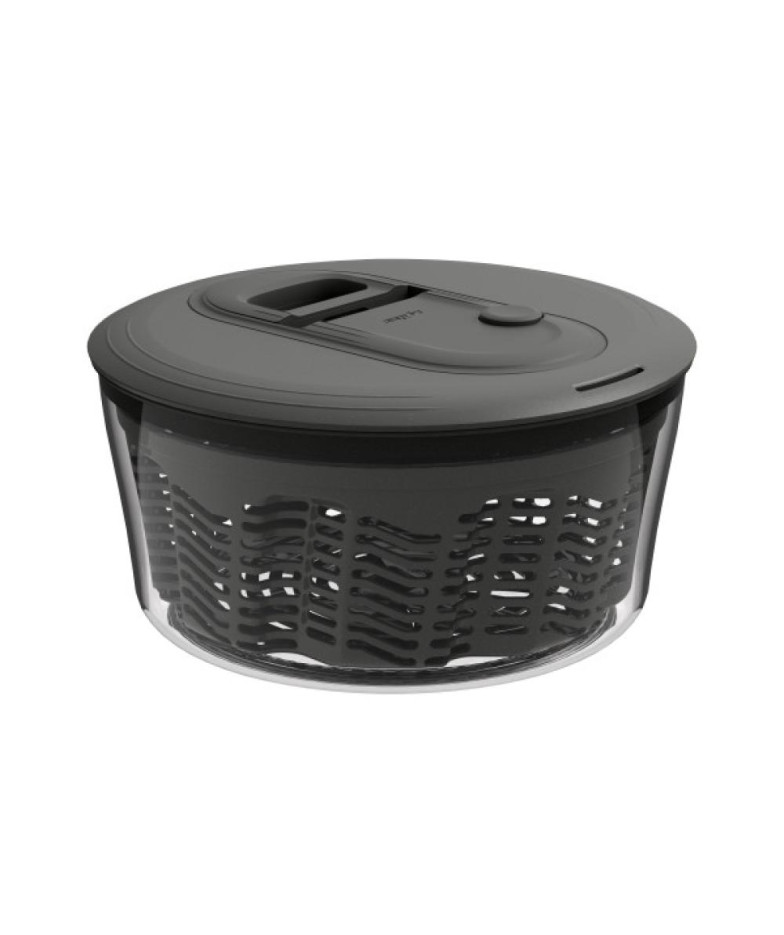 ZYLISS Easy Spin 3 Salad Spinner D23CM, Black, Plastic, Zyliss