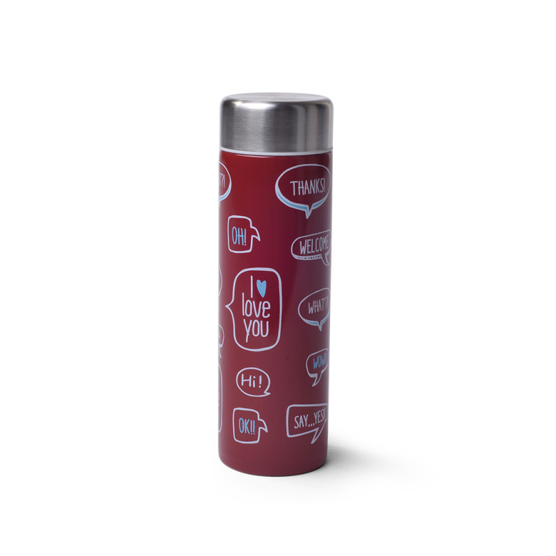 Double wall vacuum bottle 300 ml (stainless steel), art. 9735