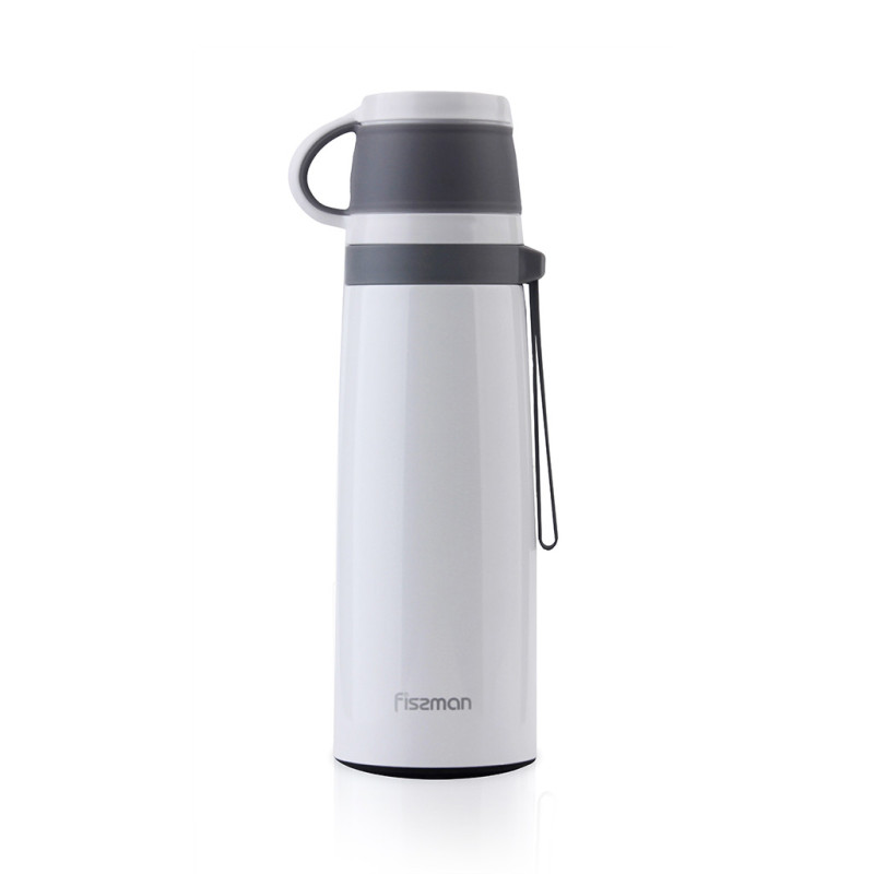 Double wall vacuum bottle 600 ml (stainless steel)