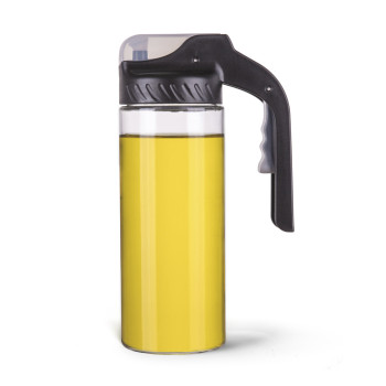 Oil bottle 400 ml with plastic lid (glass), art. 6420