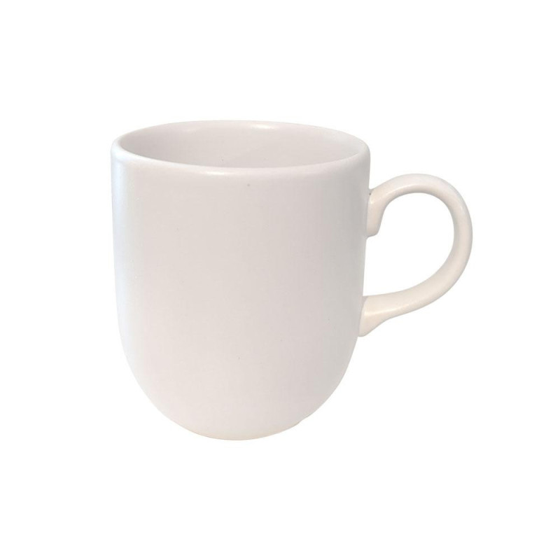EQUINOX MUG WHITE MATĒTA 420ML, Keramika