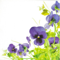 САЛФЕТКИ  33X33CM PANSIES...