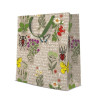 GIFT PACKAGE  LARGE 26.5X33.5X13CM WILD FLOWERS, Paw Decor Collection