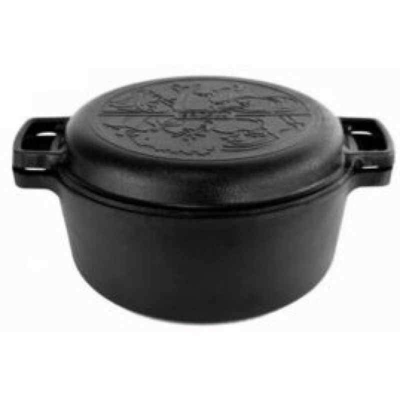 BRIZOLL PAN  AR COVER  D24CM, 4L, ČUGUNS, FOR INDUCTION, BRIZOLL