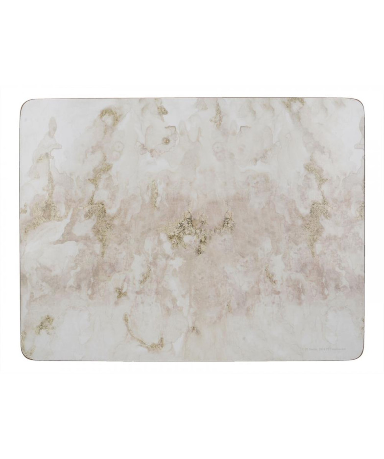 GREY MARBLE DINING ROOMS PALIKTŅU SET. 6GB 30X22,8X0,5CM, LAKOTS KORĶIS, Creative Tops