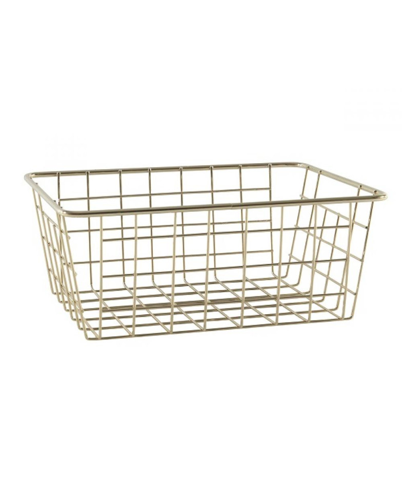 KORV 24x18x10CM, kuldne, metallist, MPL Consulting