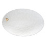 HOLLY&amp;BERRIES White Oval Plate 36X24.5 cm, Porcelain, Easy Life