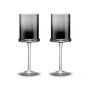 Pozzi Milano Smoke Grey Wine Glasses 270 ml Set of 2